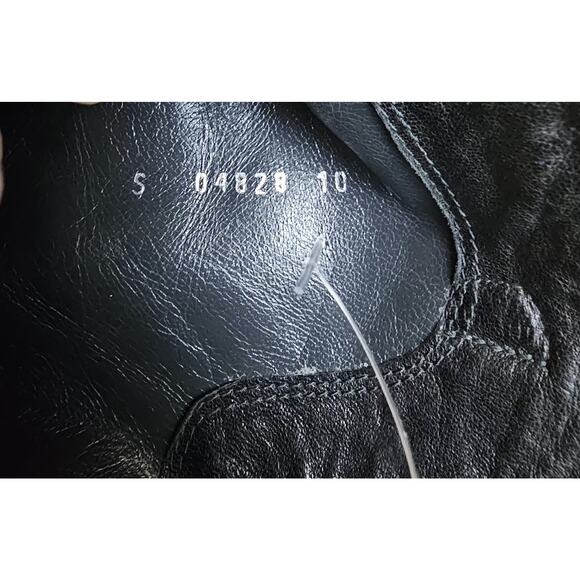 Stuart Weitzman Studded Leather Ankle Moto Boots Black Size 10 - Picture 7 of 7